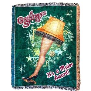 Northwest 2010 Christmas Story “It’s A Major Award” Holiday Lamp Throw Blanket